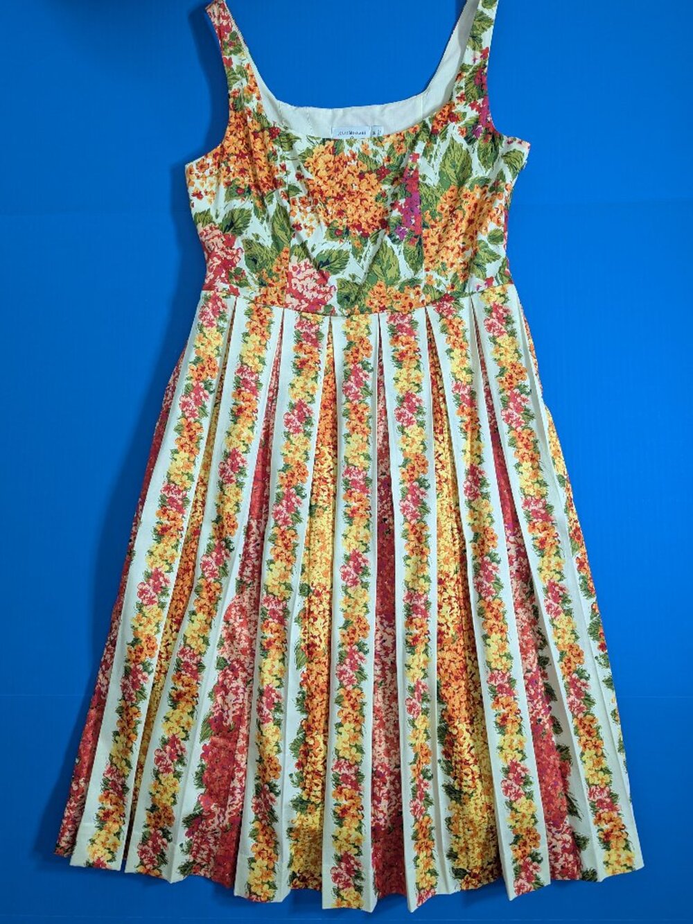 NWOT ISAAC MIZRAHI x Target Cotton Floral Dress Size M - Picture 5 of 16